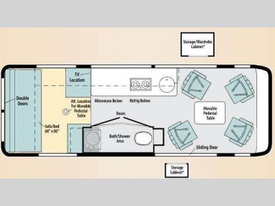 Floorplan - 2010 Winnebago Era 170X