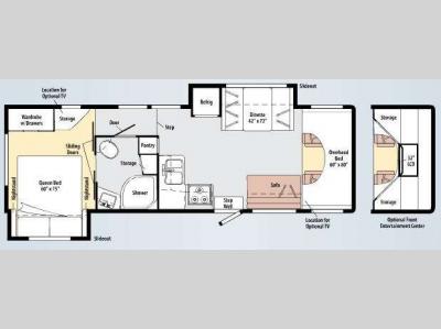 Floorplan - 2010 Itasca Impulse 31N