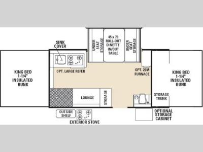 Floorplan - 2005 Viking Legend 2465 ST