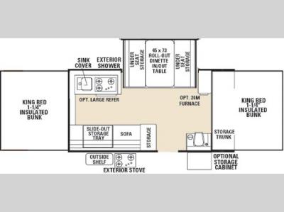 Floorplan - 2005 Viking Legend 2485 ST