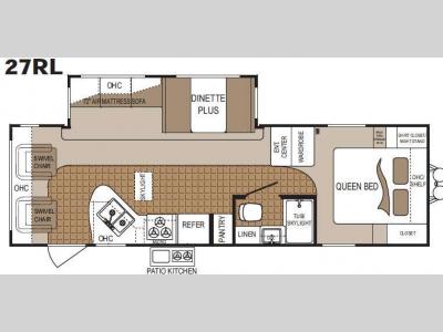 Floorplan - 2010 Dutchmen RV Colorado 27RL