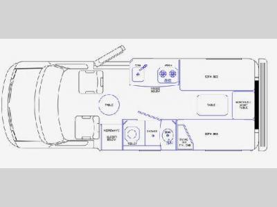 Floorplan - 2010 Pleasure-Way Excel TD