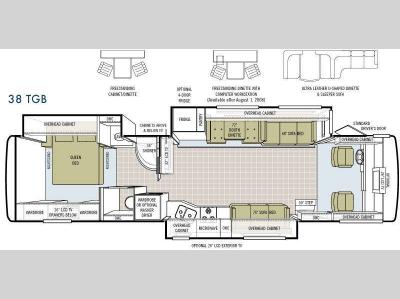 Floorplan - 2010 Tiffin Motorhomes Allegro Bay 38 TGB