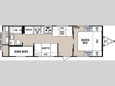 Floorplan - 2005 Dutchmen RV Lite 27 G