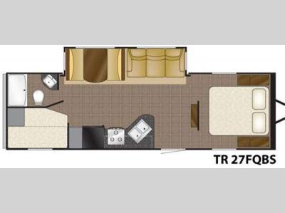 Floorplan - 2011 Heartland Trail Runner 27 FQBS