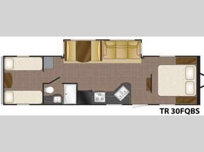 Floorplan - 2011 Heartland Trail Runner 30 FQBS