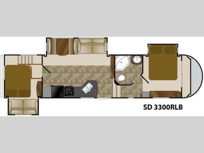 Floorplan - 2011 Heartland Sundance 3300RLB