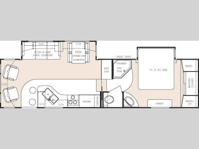 Floorplan - 2006 Keystone RV Challenger 29RLS