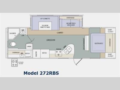 Floorplan - 2010 Prime Time Manufacturing LaCrosse 272RBS