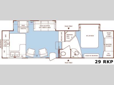 Floorplan - 2005 Keystone RV Challenger 29RKP
