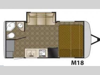 Floorplan - 2011 Heartland Edge M18