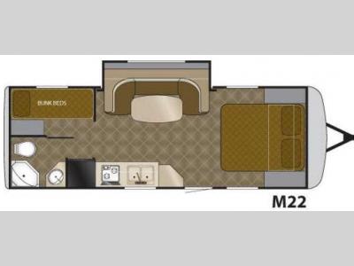 Floorplan - 2011 Heartland Edge M22