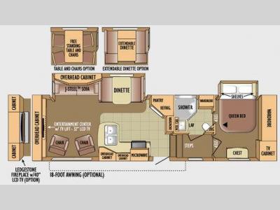 Floorplan - 2010 Jayco Eagle Super Lite 31.5RLDS