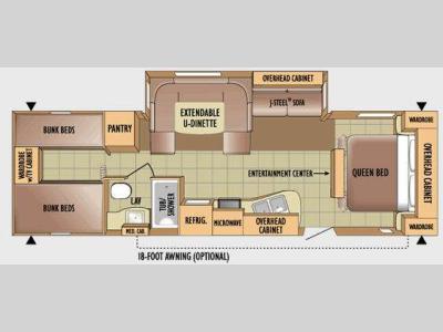 Floorplan - 2010 Jayco Jay Flight 29QBH