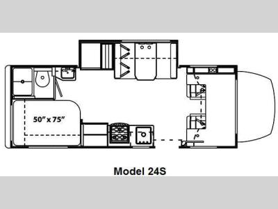 Floorplan - 2009 Forest River RV Solera 24S