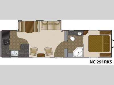 Floorplan - 2011 Heartland North Country Lakeside 291RKS