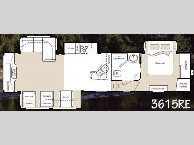 Floorplan - 2010 Keystone RV Montana 3615RE