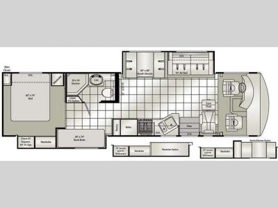 Floorplan - 2010 Damon Daybreak 35BD