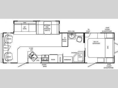 Floorplan - 2011 Holiday Rambler Savoy LX 30 RLS
