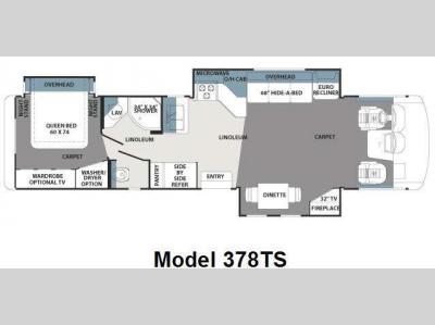 Floorplan - 2011 Forest River RV Georgetown 378TS