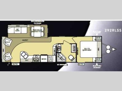 Floorplan - 2011 Forest River RV Salem Hemisphere 292RLSS