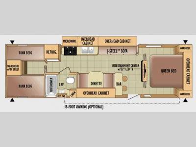 Floorplan - 2010 Jayco Jay Feather 29L
