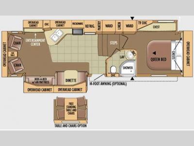 Floorplan - 2010 Jayco Eagle 321RLMS