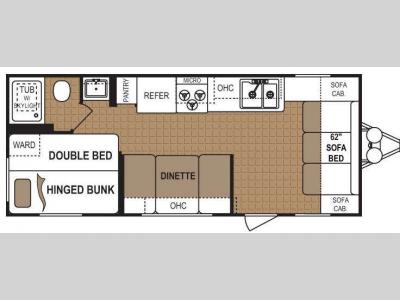 Floorplan - 2011 Dutchmen RV Dutchmen 185DB Sport