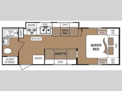 Floorplan - 2011 Dutchmen RV Dutchmen 257RBGS Lite