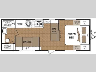 Floorplan - 2011 Dutchmen RV Dutchmen 255RB Sport