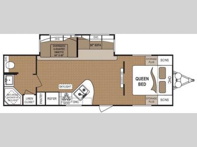 Floorplan - 2011 Dutchmen RV Dutchmen 276RBS Classic