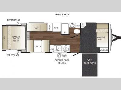 Floorplan - 2011 Keystone RV Outback 230RS