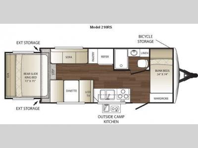 Floorplan - 2011 Keystone RV Outback 210RS