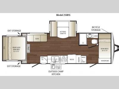 Floorplan - 2011 Keystone RV Outback 250RS