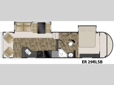 Floorplan - 2011 Heartland ElkRidge 29RLSB