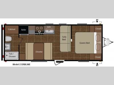 Floorplan - 2011 Keystone RV Springdale 232RBLWE
