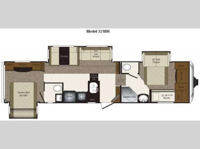 Floorplan - 2011 Keystone RV Laredo 321BH