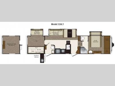 Floorplan - 2011 Keystone RV Laredo 326LT