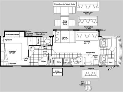 Floorplan - 2006 Winnebago Journey 36 G