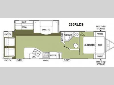 Floorplan - 2011 Coachmen RV Freedom Express 295RLDS