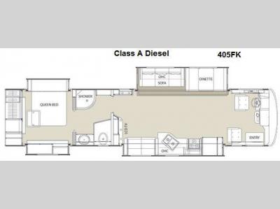Floorplan - 2011 Coachmen RV Sportscoach Cross Country 405FK