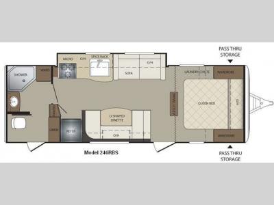 Floorplan - 2011 Keystone RV Bullet 246RBS