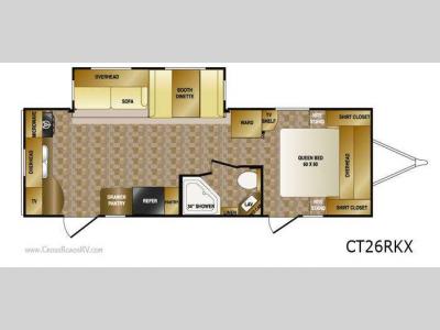 Floorplan - 2011 CrossRoads RV Cruiser CTX CT26RKX