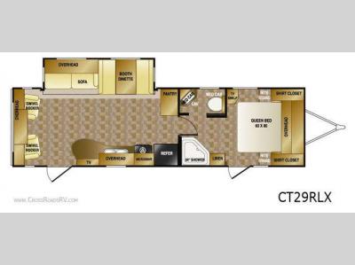 Floorplan - 2011 CrossRoads RV Cruiser CTX CT29RLX