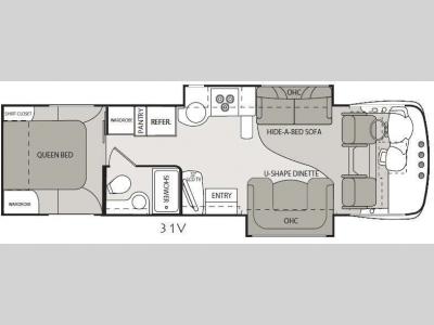 Floorplan - 2011 Four Winds RV Serrano 31V