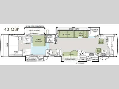 Floorplan - 2011 Tiffin Motorhomes Allegro Bus 43 QBP