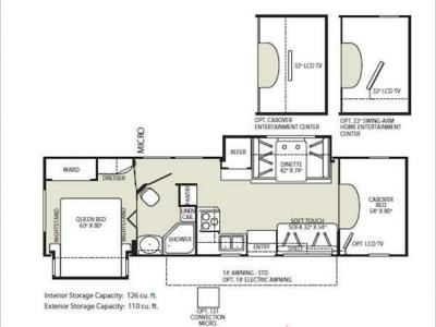 Floorplan - 2011 Fleetwood RV Tioga 31M