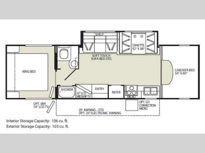 Floorplan - 2011 Fleetwood RV Tioga 31P