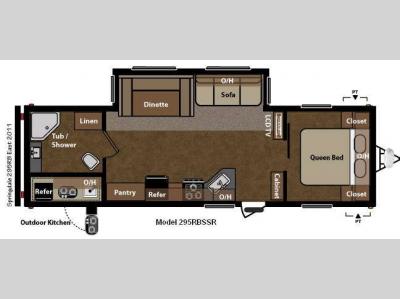 Floorplan - 2011 Keystone RV Springdale 295RBSSR