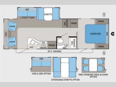 Floorplan - 2011 Jayco Eagle Super Lite 298RLS